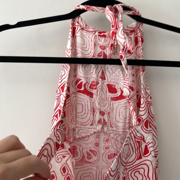 SOLD - Vintage patterned maxi dress - Picture 4 of 8